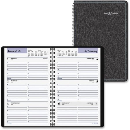 AT-A-GLANCE At A Glance AAGG20000 5 X 8 in. Weekly Appointment Book - Black AAGG20000